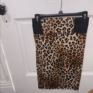 Leopard Print Skirt
